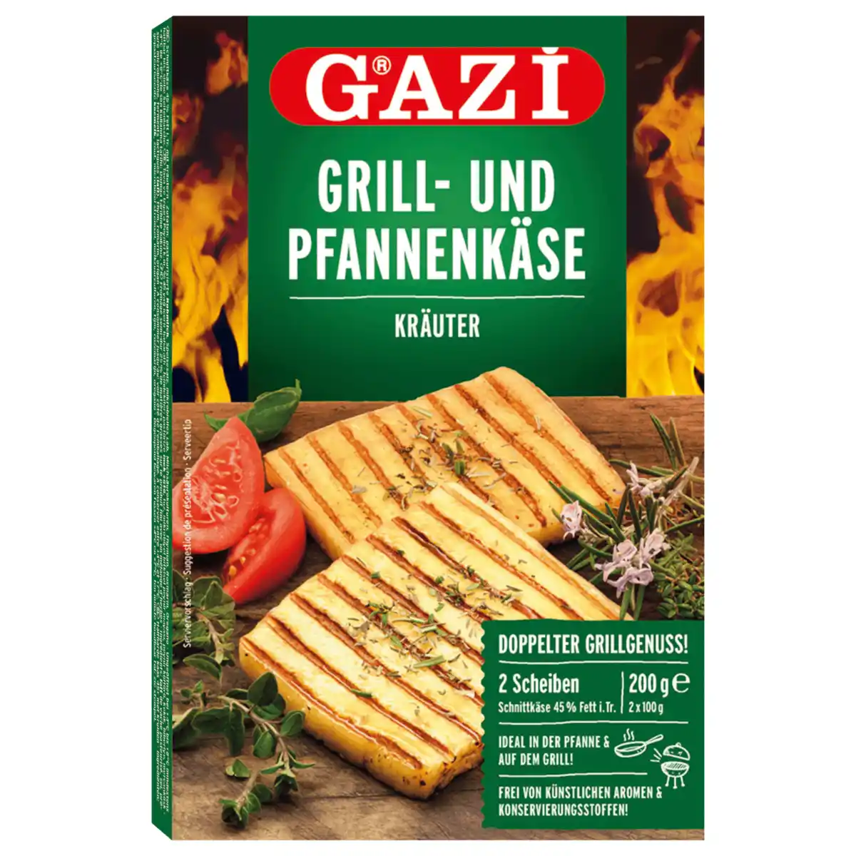 Bild 1 von Gazi Grill- & Pfannenkäse Kräuter 200g