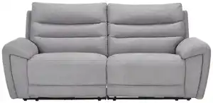 Sofa Knut in Grau mit Relaxfunktion, Grau