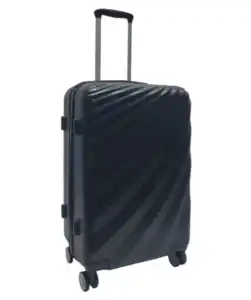 Schwarzer Hartschalenkoffer, schwarz