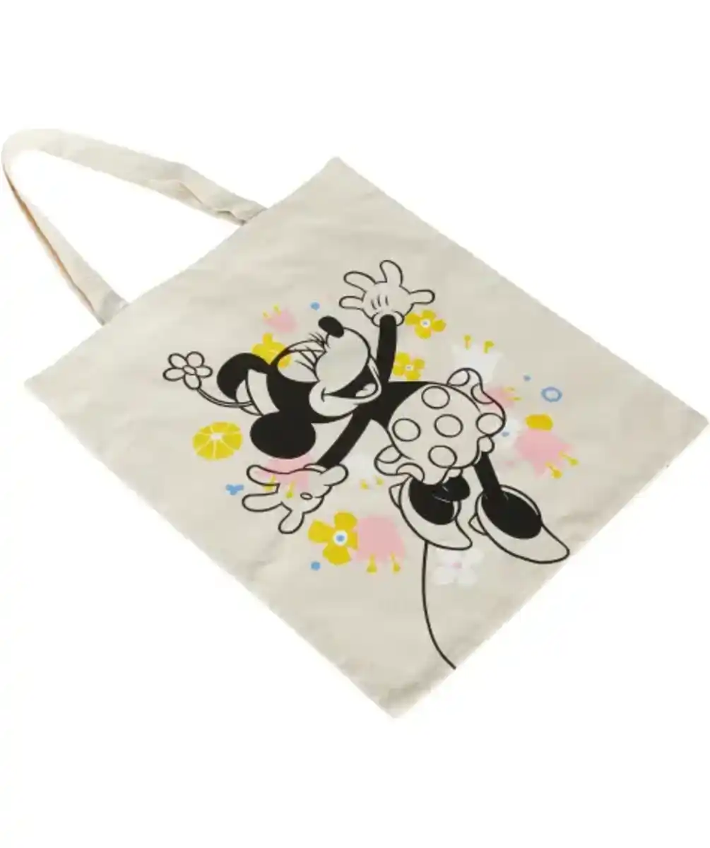 Bild 1 von Minnie Mouse Lizenz Tragetasche, hellrosa bedruckt
