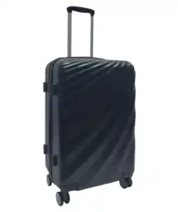 Schwarzer Hartschalenkoffer, schwarz