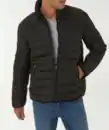 Bild 1 von Steppjacke mit Stehkragen, schwarz