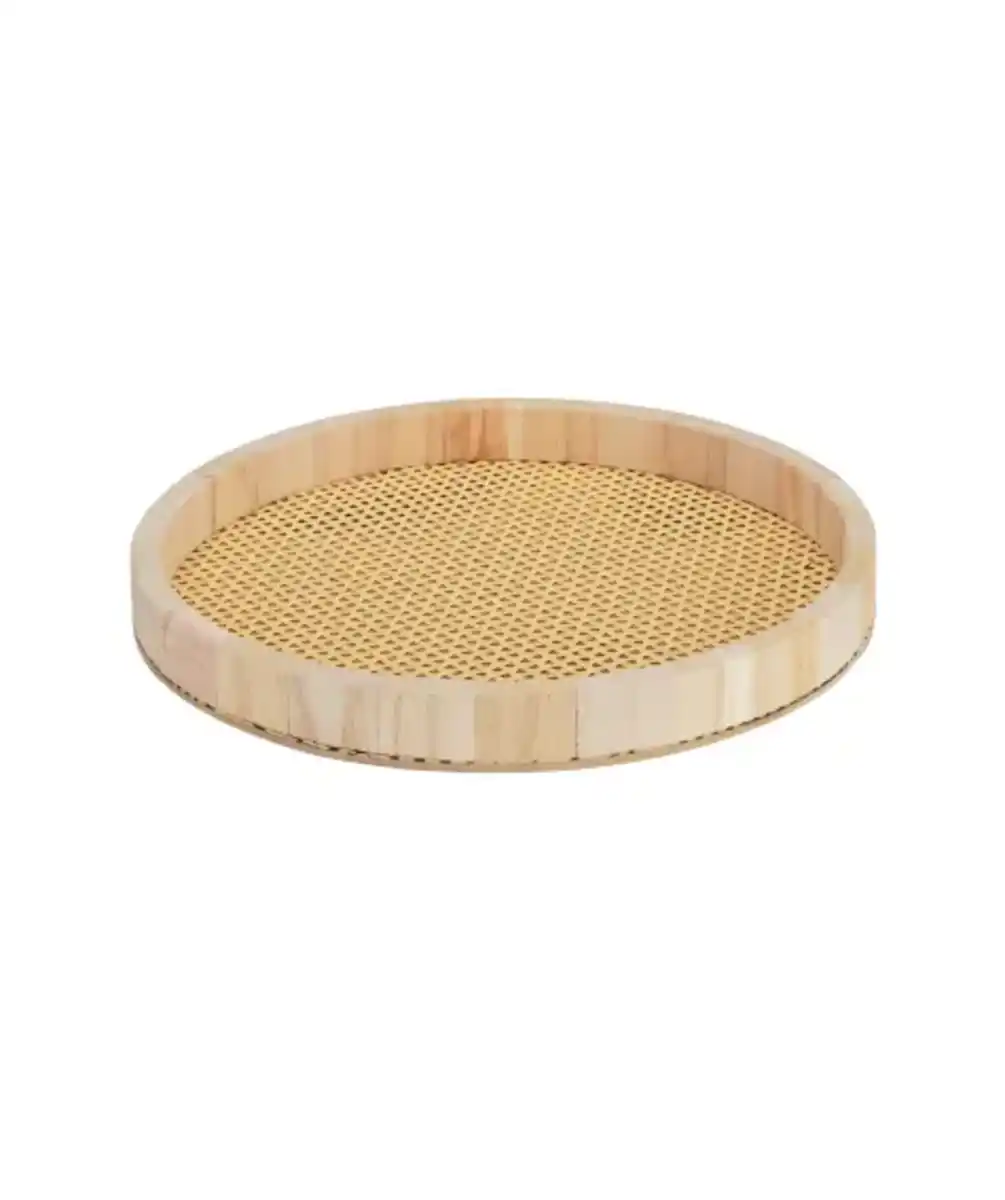 Bild 1 von Rundes Dekotablett, naturfarben