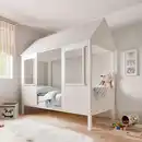 Bild 1 von Kinderbett Adana Weiß ca. 90x200 Echtholz/MDF, Weiß