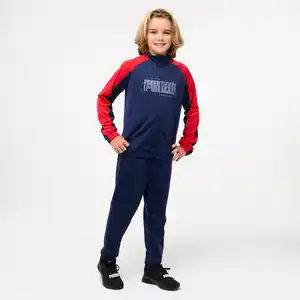 PUMA Trainingsanzug Kinder Polyester - blau/rot
