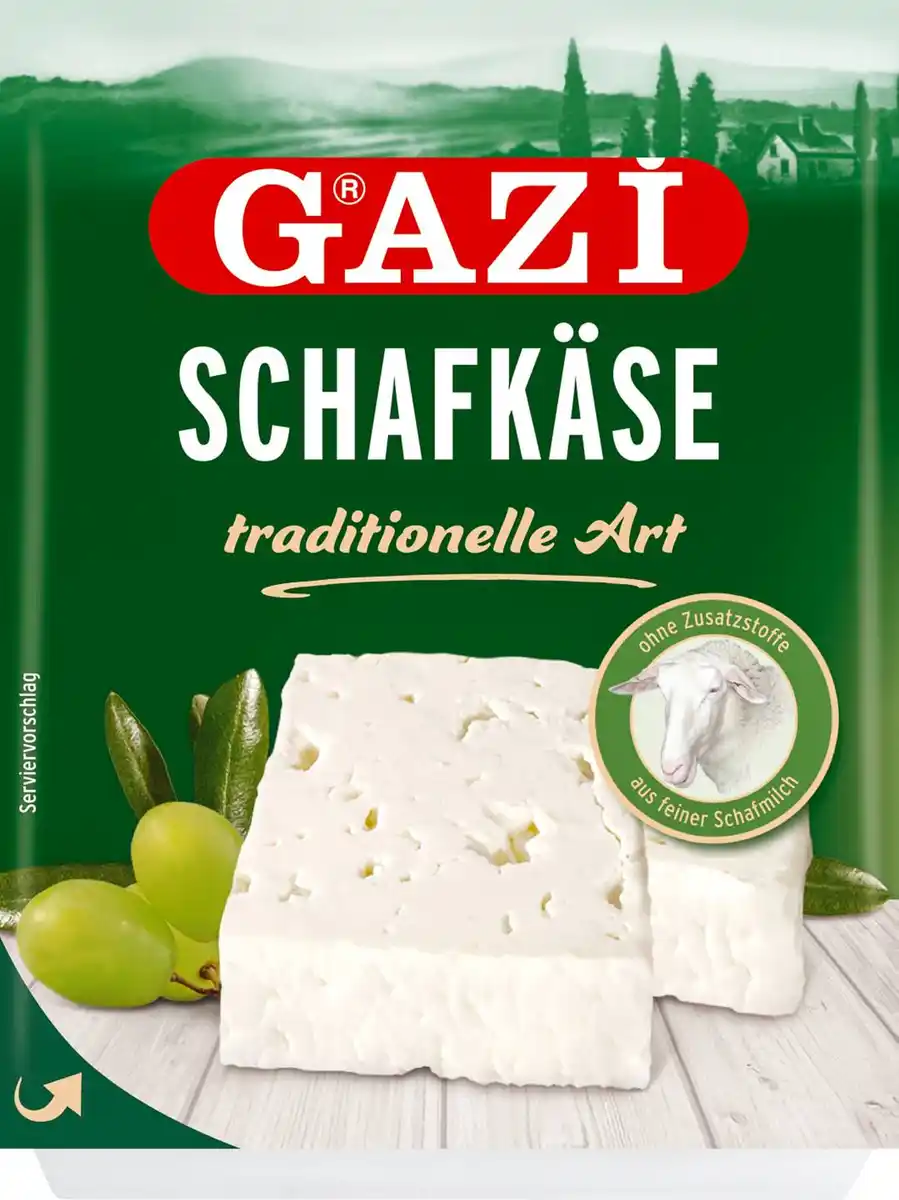 Bild 1 von GAZI Schafkäse oder Feta, 150-g-Packg.