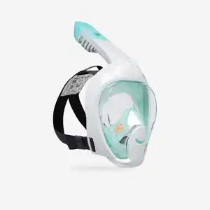 DECATHLON Schnorchelmaske ohne Tasche Easybreath Kinder 6–10 Jahre XS grün
