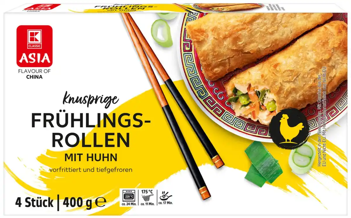 Bild 1 von K-CLASSIC ASIA Frühlingsrollen, 4 St. = 400-g-Packg.