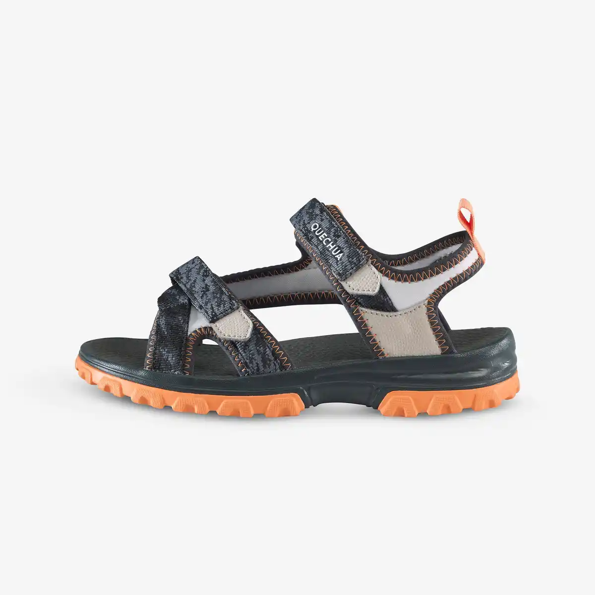 Bild 1 von QUECHUA Sandalen Kinder Wandern - NH500 grau/schwarz