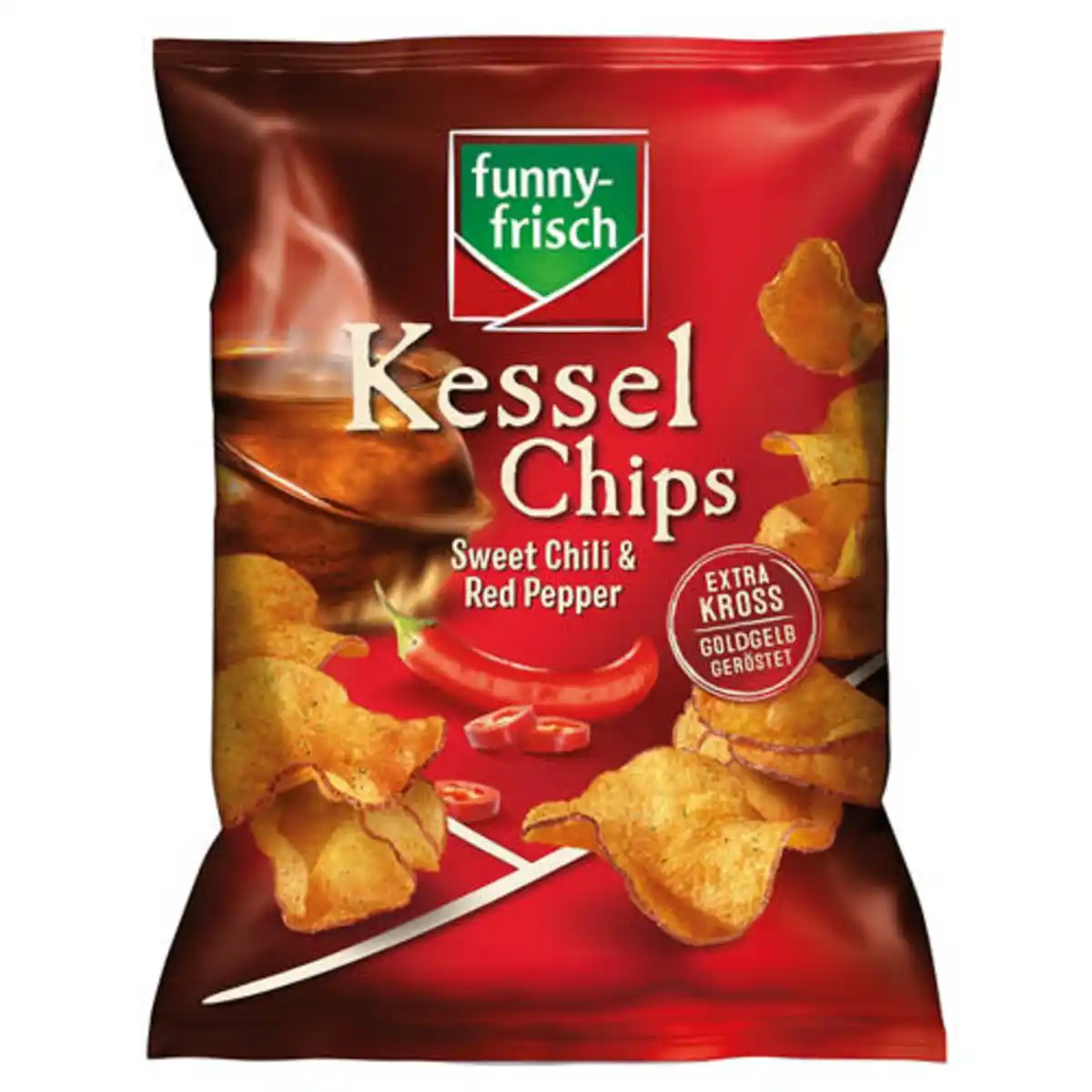 Bild 1 von FUNNY FRISCH Kesselchips 120 g, Sweet Chili