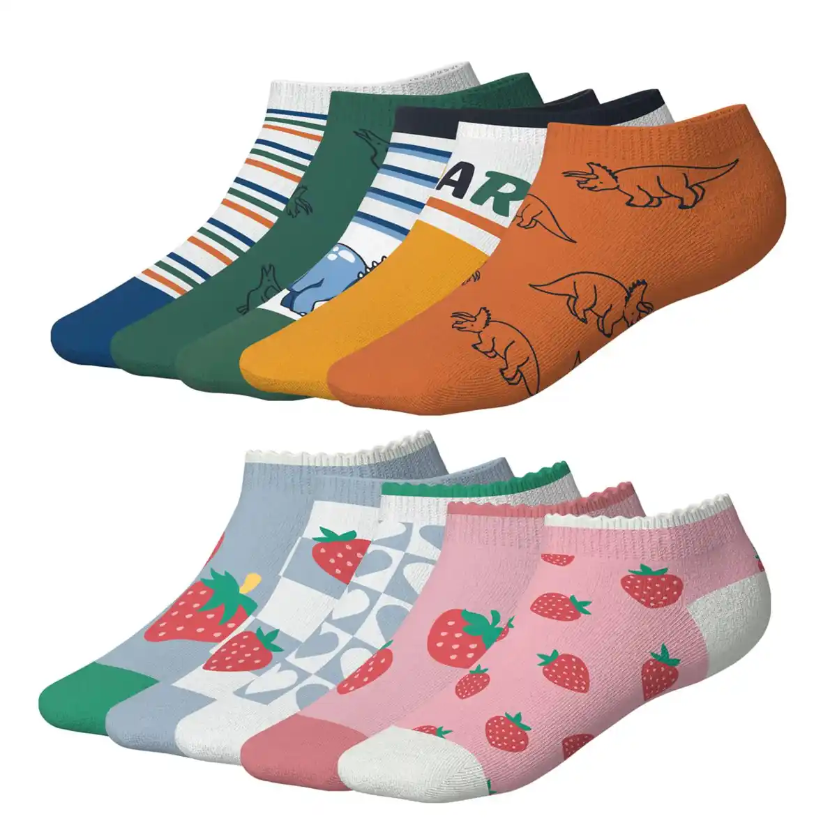 Bild 1 von LUPILU® Kinder-Sneakersocken, 5 Paar