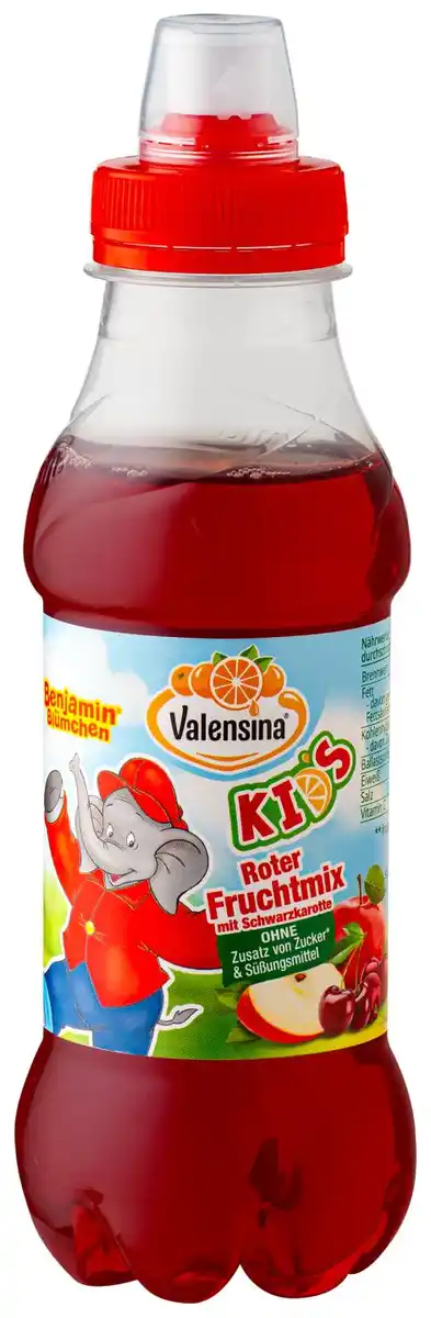 Bild 1 von VALENSINA Kids Fruchtmix, 0,33-l-PET-Fl.