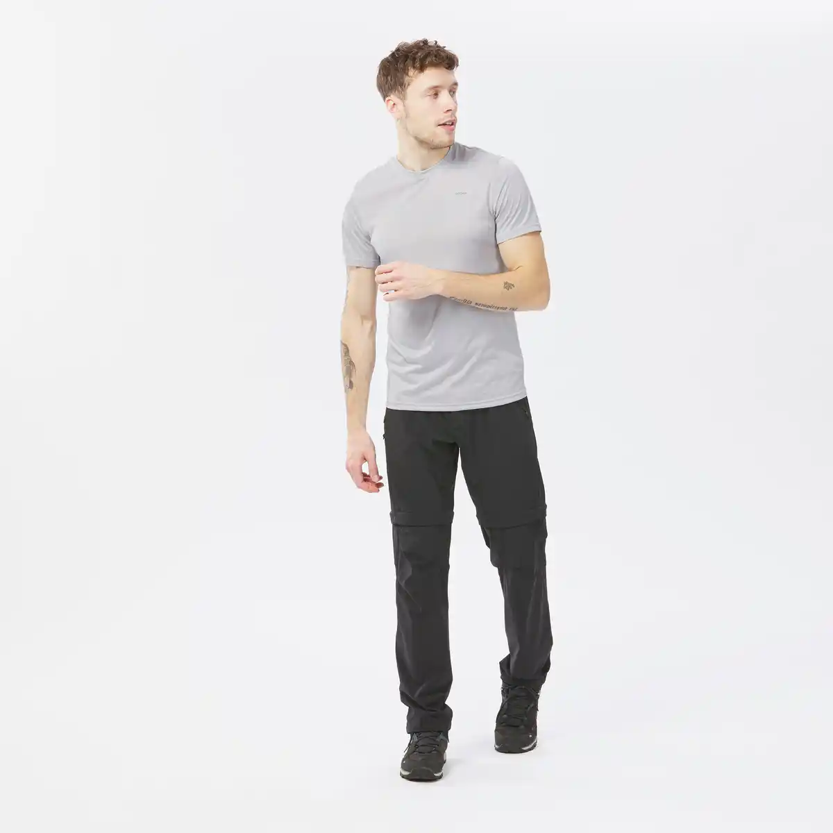 Bild 1 von QUECHUA Wandershirt Herren kurzarm Synthetik - MH100