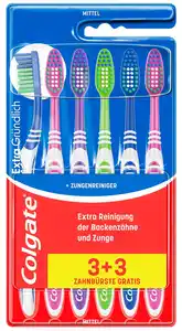 COLGATE Zahnbürsten, 6-St.-Packg.