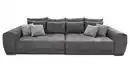 Bild 1 von Big Sofa mit Federkern grau 306 x 134 cm - MOLDAU