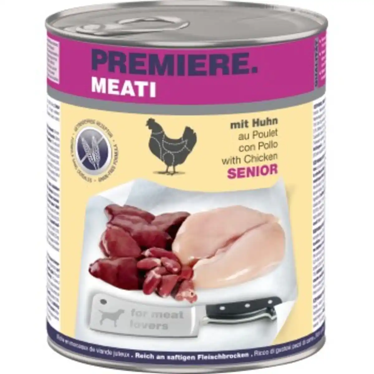 Bild 1 von PREMIERE Meati Nassfutter Hund, Senior, Huhn 6x800 g