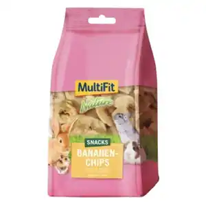 MultiFit Nature snacks Bananenchips 120 g 3x120 g