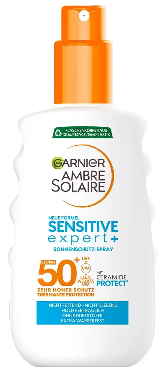 Bild 1 von GARNIER AMBRE SOLAIRE Sonnenschutzcreme oder -spray, 50 - 150-ml-Tube/-Fl.