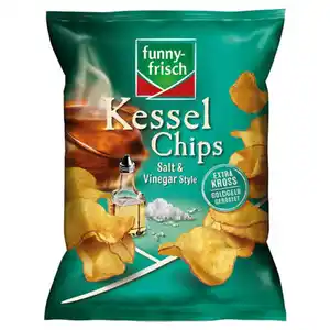FUNNY FRISCH Kesselchips 120 g, Salt & Vinegar