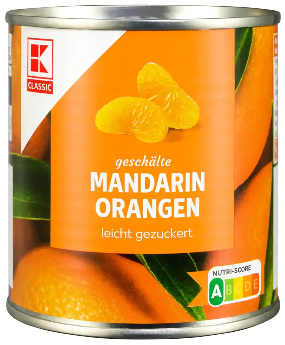 Bild 1 von K-CLASSIC Mandarin-Orangen, 312-g-Dose