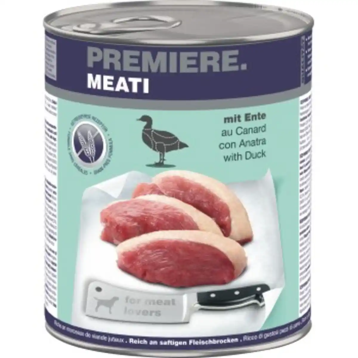 Bild 1 von PREMIERE Meati Nassfutter Hund, Adult, Ente 6x800 g