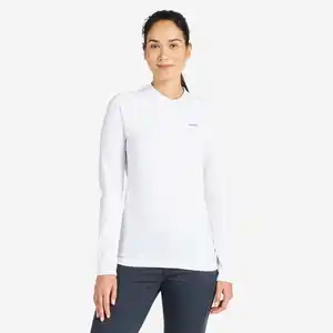 DECATHLON Segelshirt langarm Damen UV-Schutz weiß