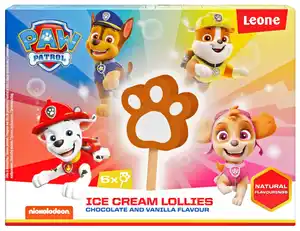 PAW PATROL oder PEPPA PIG Ice Cream Lollies, 6 St. = 360-ml-Packg.