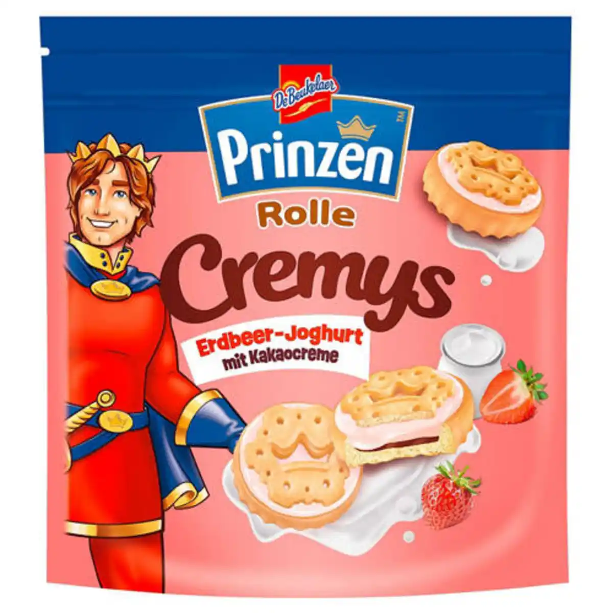 Bild 1 von GRIESSON Prinzen Rolle Minis/Cremys, Erdbeere-Joghurt 172 g