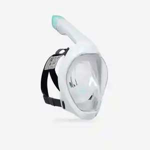 DECATHLON Schnorchelmaske ohne Tasche Easybreath Damen/Herren 500 grau