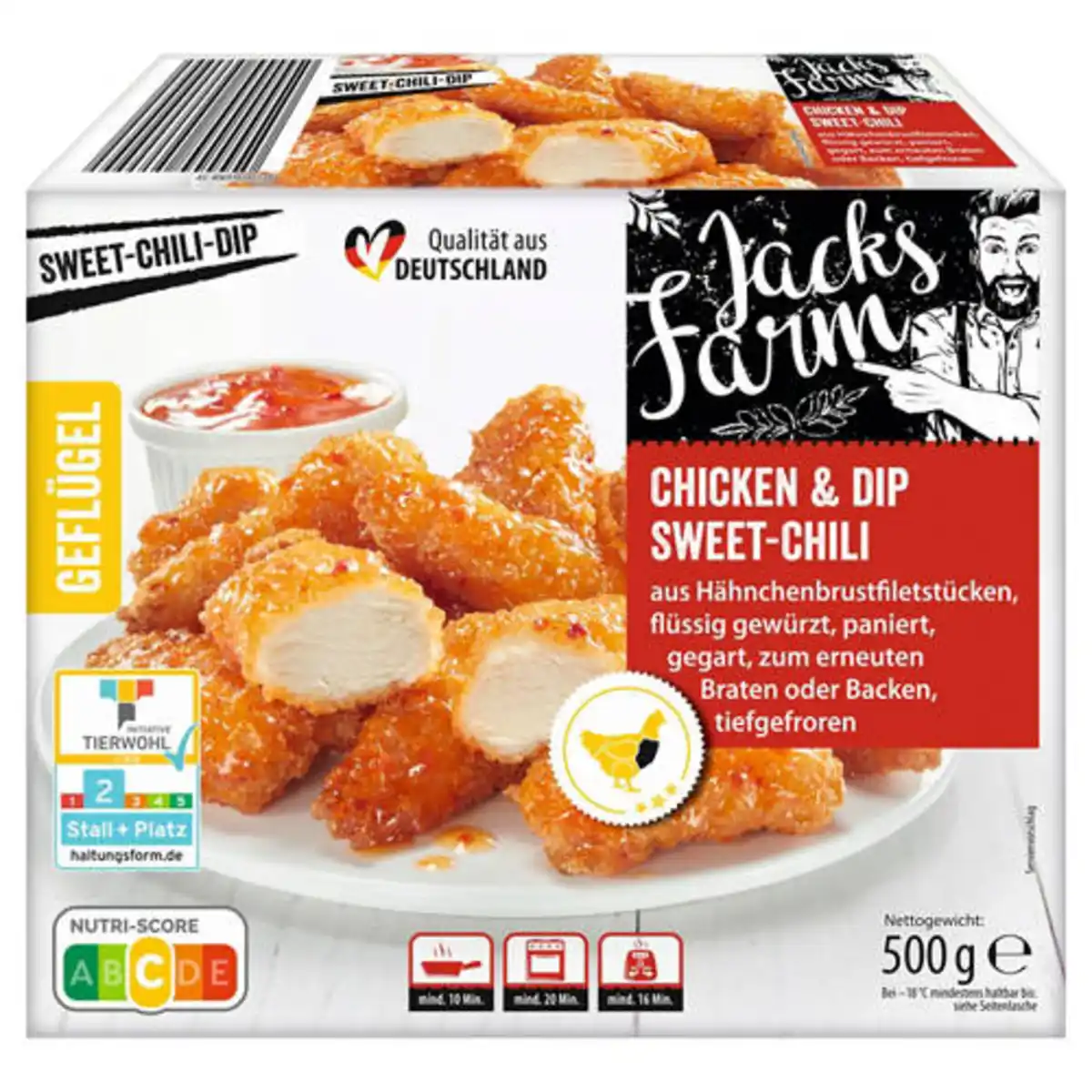 Bild 1 von JACK´S FARM Chicken & Dip 500 g, Sweet Chili