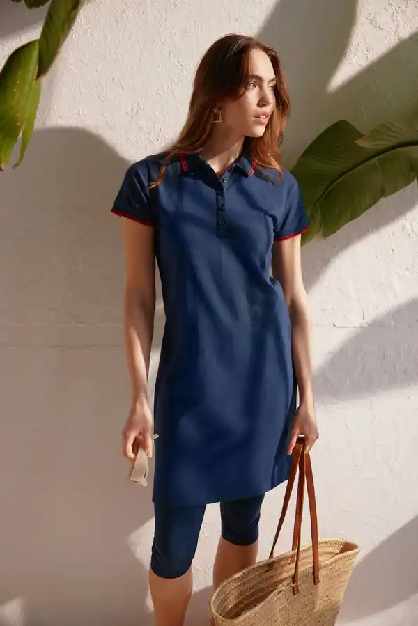 Bild 2 von ESMARA® Damen-Pikee-Polokleid
