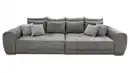 Bild 1 von Big Sofa mit Federkern hellgrau 306 x 134 cm - MOLDAU