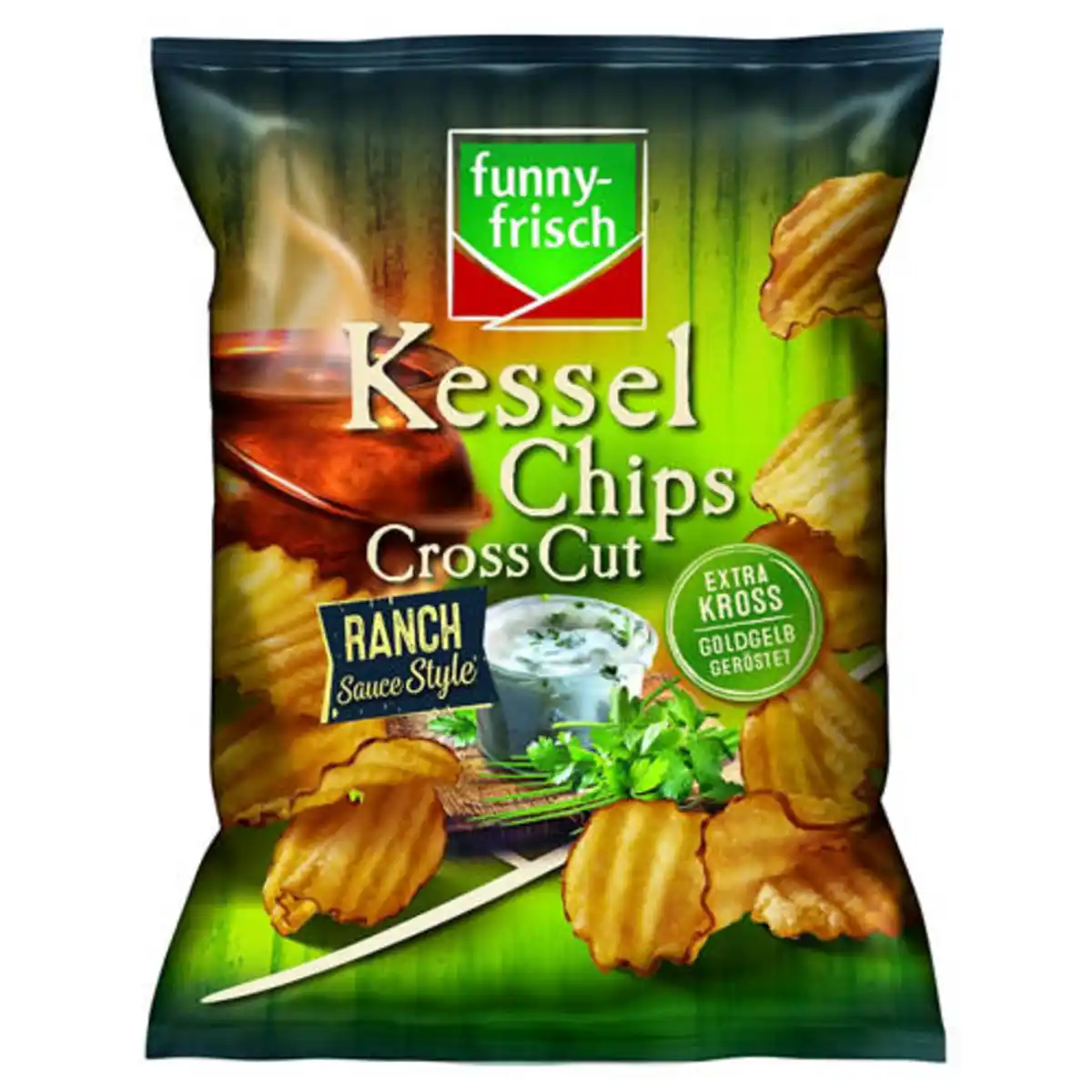 Bild 1 von FUNNY FRISCH Kesselchips 120 g, Ranch Sauce
