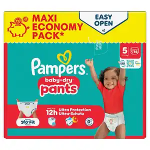 Pampers Baby Dry Maxi Pack, Gr. 5 Junior 11-17 kg
