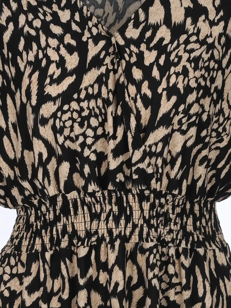 Bild 3 von Damen Maxikleid mit Musterprint Schwarz