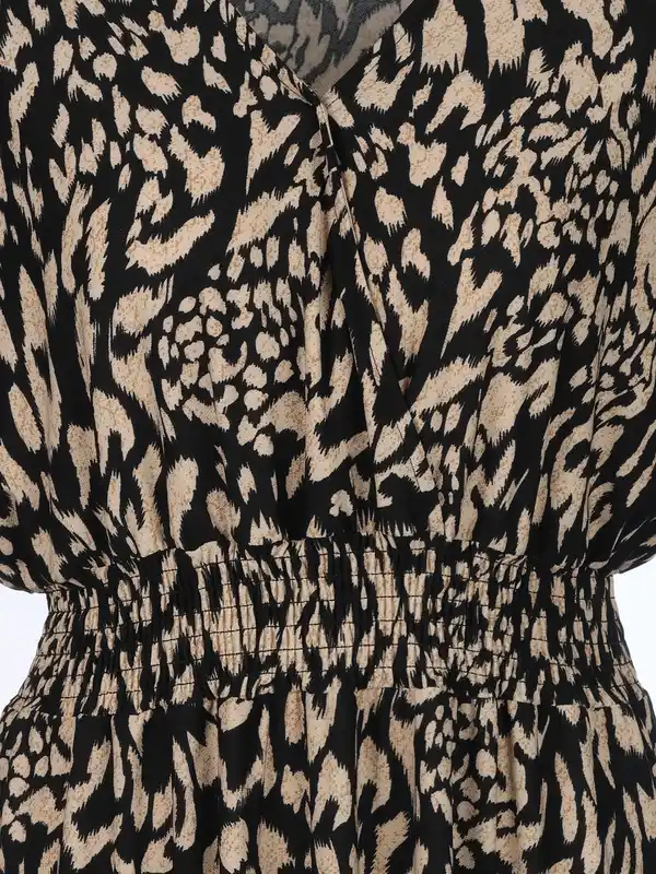Bild 3 von Damen Maxikleid mit Musterprint Schwarz