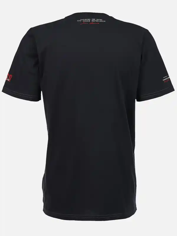 Bild 2 von Herren Shirt mit Frontprint Blau