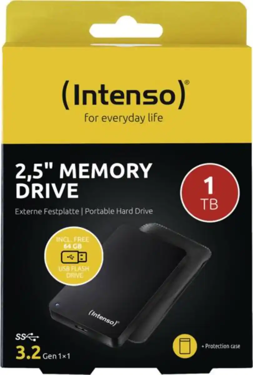 Bild 1 von Intenso Memory Drive 1TB USB 3.0 + 64GB USB Stick