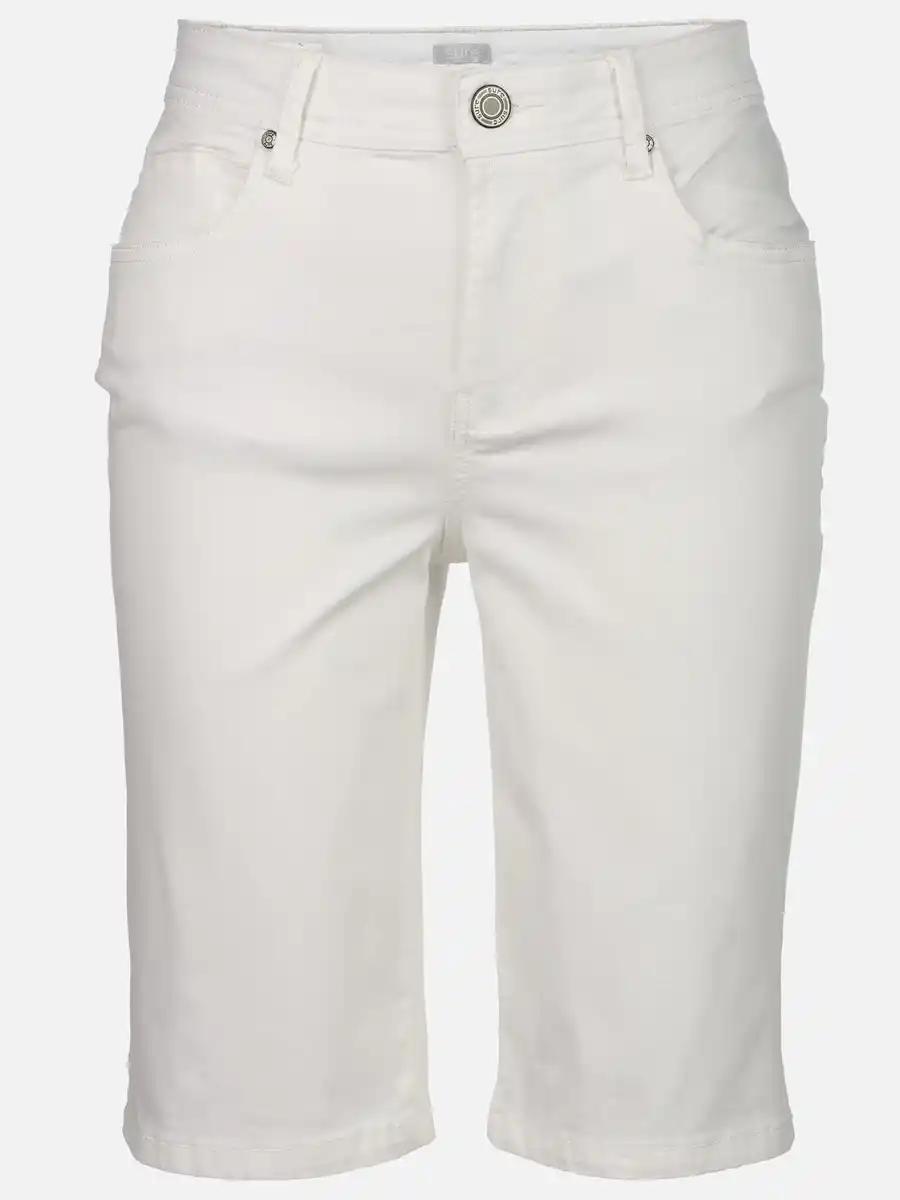 Bild 1 von Damen Bermuda in Slim Fit Weiß