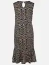 Bild 2 von Damen Jerseykleid mit Alloverprint Schwarz
