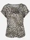 Bild 1 von Damen Ausbrenner Shirt mit Alloverprint Braun