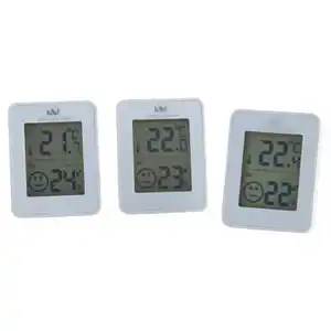 KRONTALER Thermo-/Hygrometer 3er-Set, Weiß