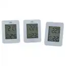 Bild 1 von KRONTALER Thermo-/Hygrometer 3er-Set, Weiß