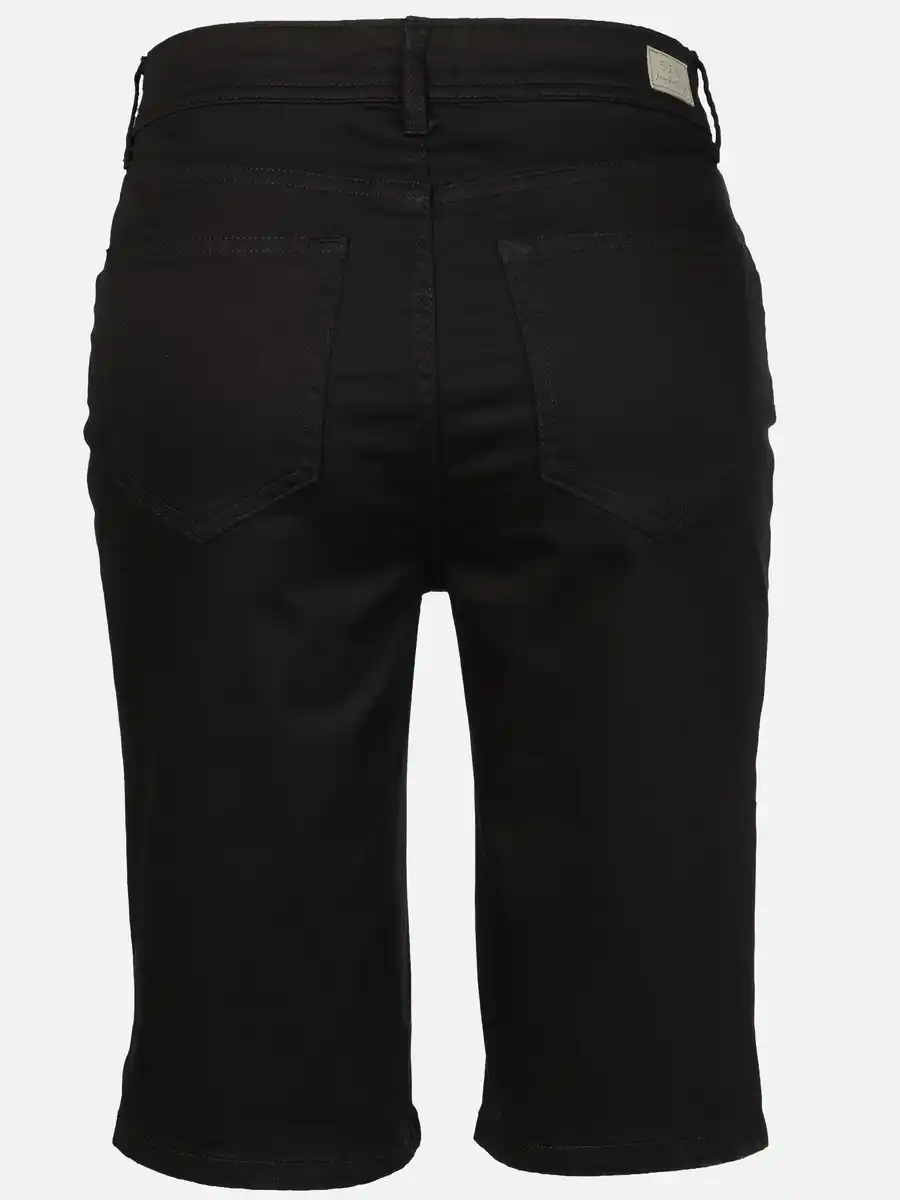 Bild 2 von Damen Bermuda in Slim Fit Schwarz