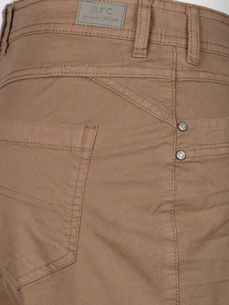Bild 4 von Damen Shorts in sportivem Style Braun