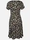 Bild 2 von Damen Jerseykleid mit Alloverprint Schwarz