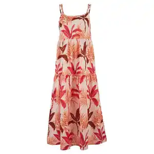 UP2FASHION WOMEN Damen Boho-Kleid, Blasslila, M 40/42