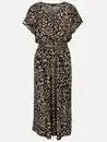 Bild 1 von Damen Maxikleid mit Musterprint Schwarz