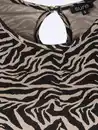 Bild 3 von Damen Jerseykleid mit Alloverprint Schwarz