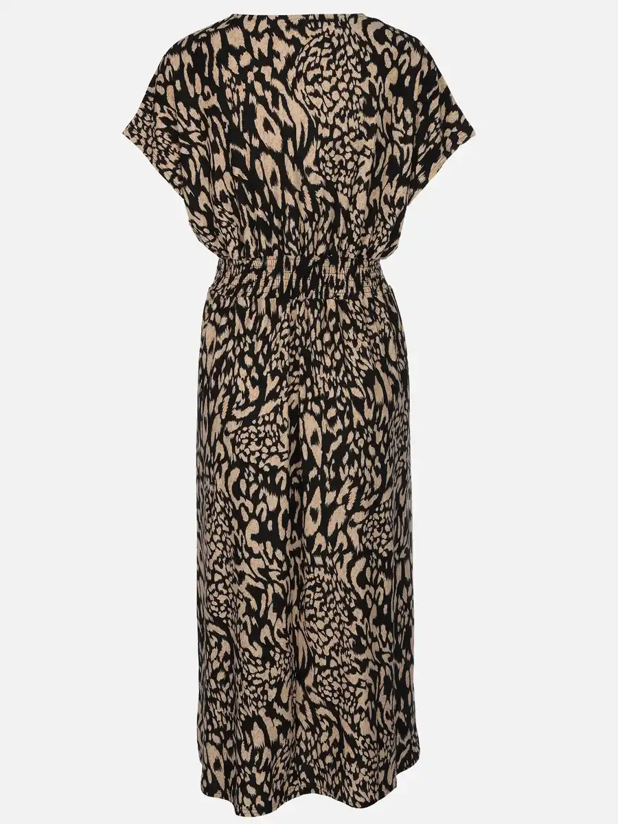 Bild 2 von Damen Maxikleid mit Musterprint Schwarz